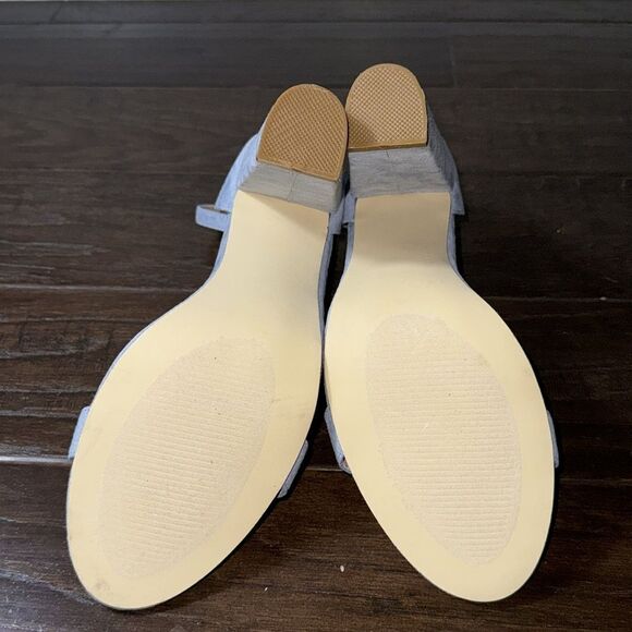 WOMENS LIGHT BLUE SHOE DAZZLE SANDAL SIZE 11 - Picture 10 of 10